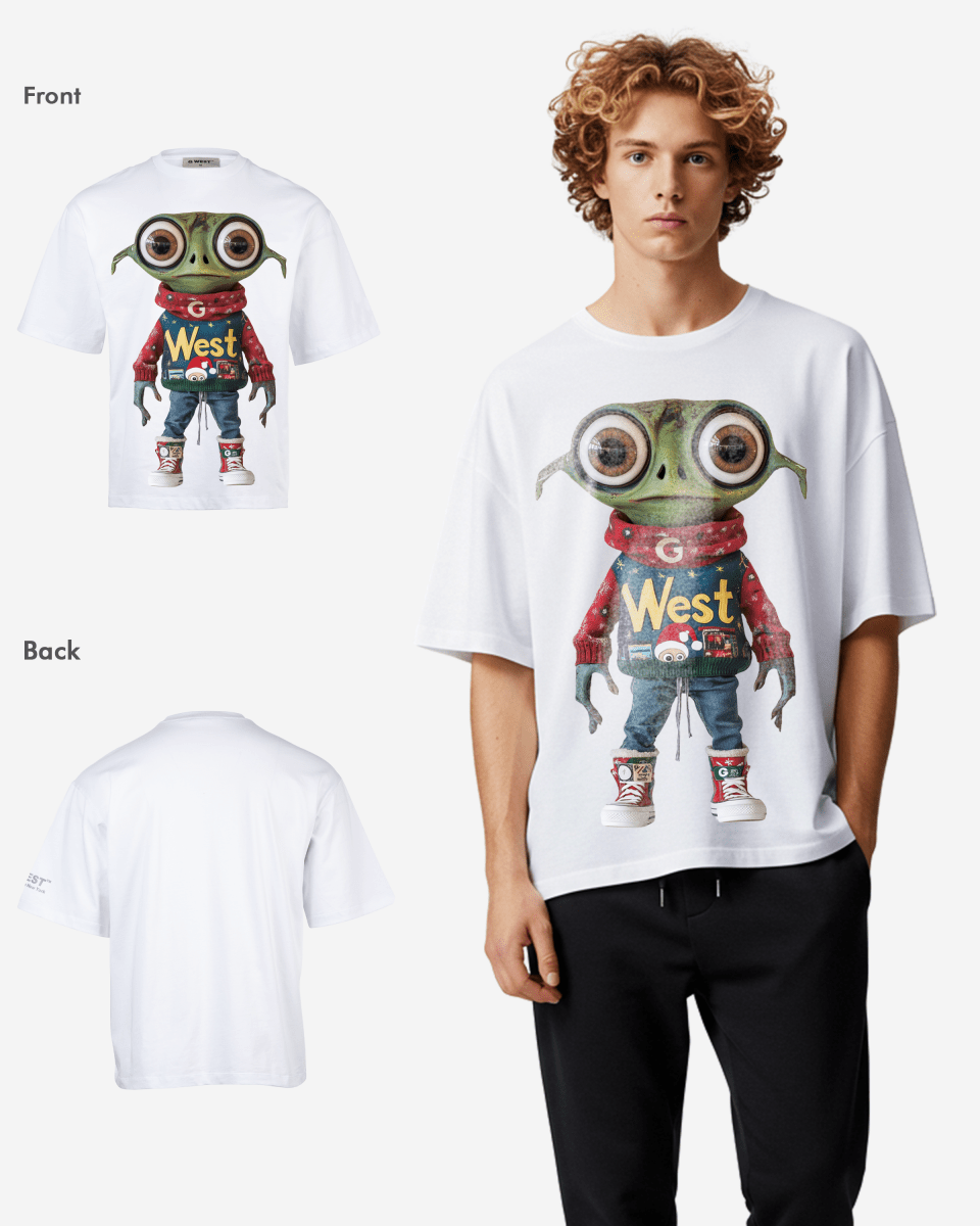G West Grumpy Claus Oversized T-Shirt Mens