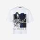 G WEST T-Shirt Flaming Fate Oversized Mens