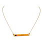 Halloween Boo Bar Cube Resin Pendant Necklace Earring Set