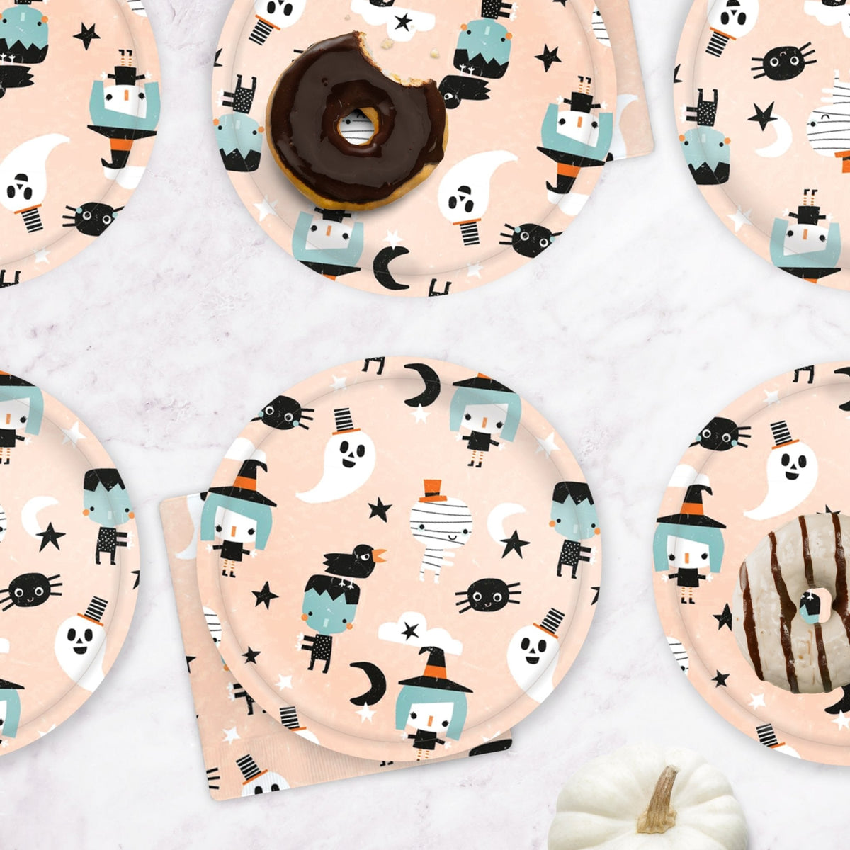 Halloween Friends Icon Paper Napkins