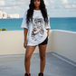 G West Halloween Party Oversized Women's T-Shirt