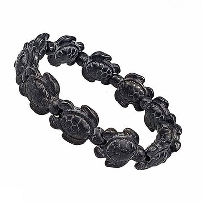 Pulsera de tortugas marinas hawaianas de turquesa hechas a mano
