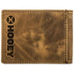 Billetera Plegable para Hombre HOOey Inlay Serape Hands-Up (Color Canela)