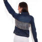 Honey Creek Denim with Rhinestone Fringe - Womens Jacket