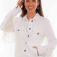 Honey Creek Denim with Rhinestone Fringe - Womens Jacket