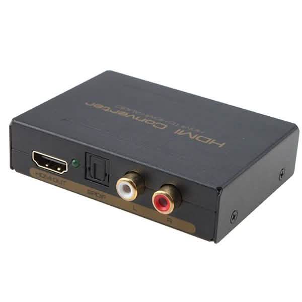 Extractor de audio HDMI a HDMI + SPDIF + RCA L / R - Convertidor