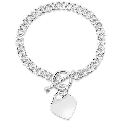 Heart Charm Bracelet - Assorted Colors