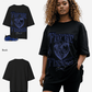 G West Heart Flames Oversized Women's T-Shirt