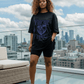 G West Heart Flames Oversized Women's T-Shirt