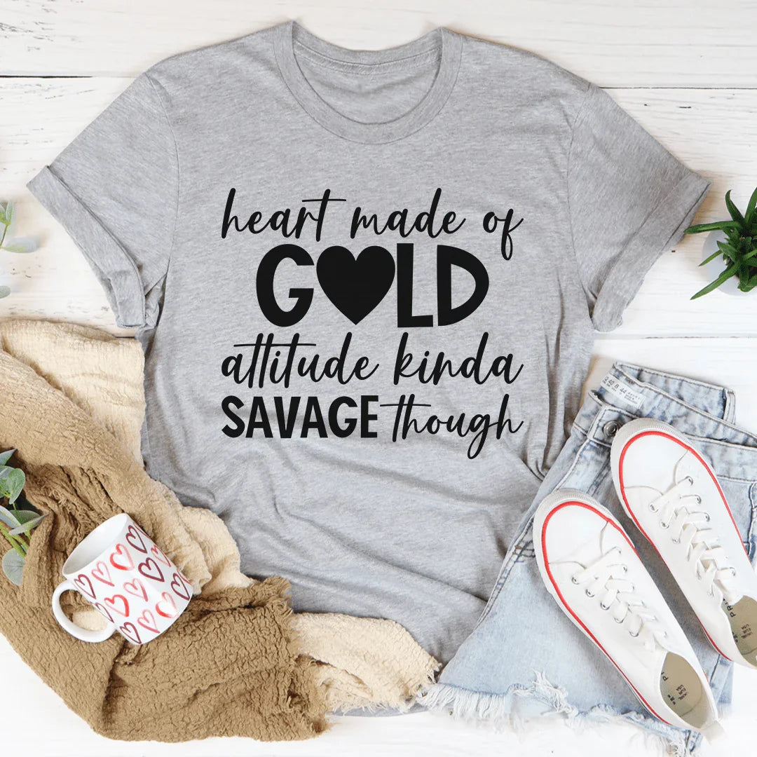 Heart Made Of Gold Tee