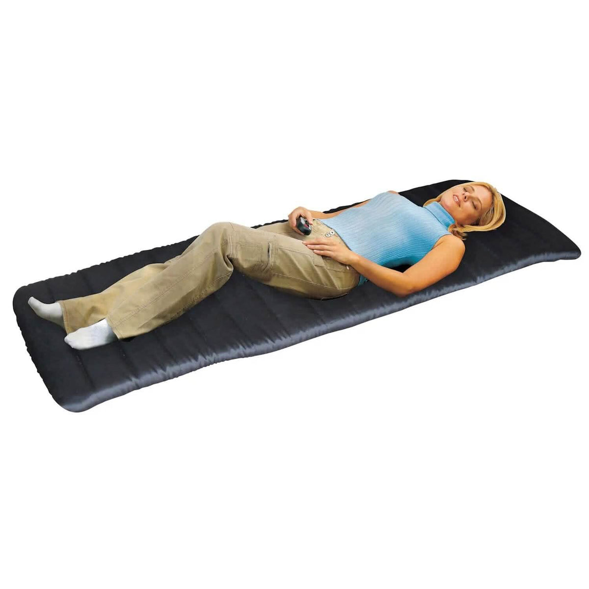 Colchoneta de masaje corporal completo con calefacción y control remoto