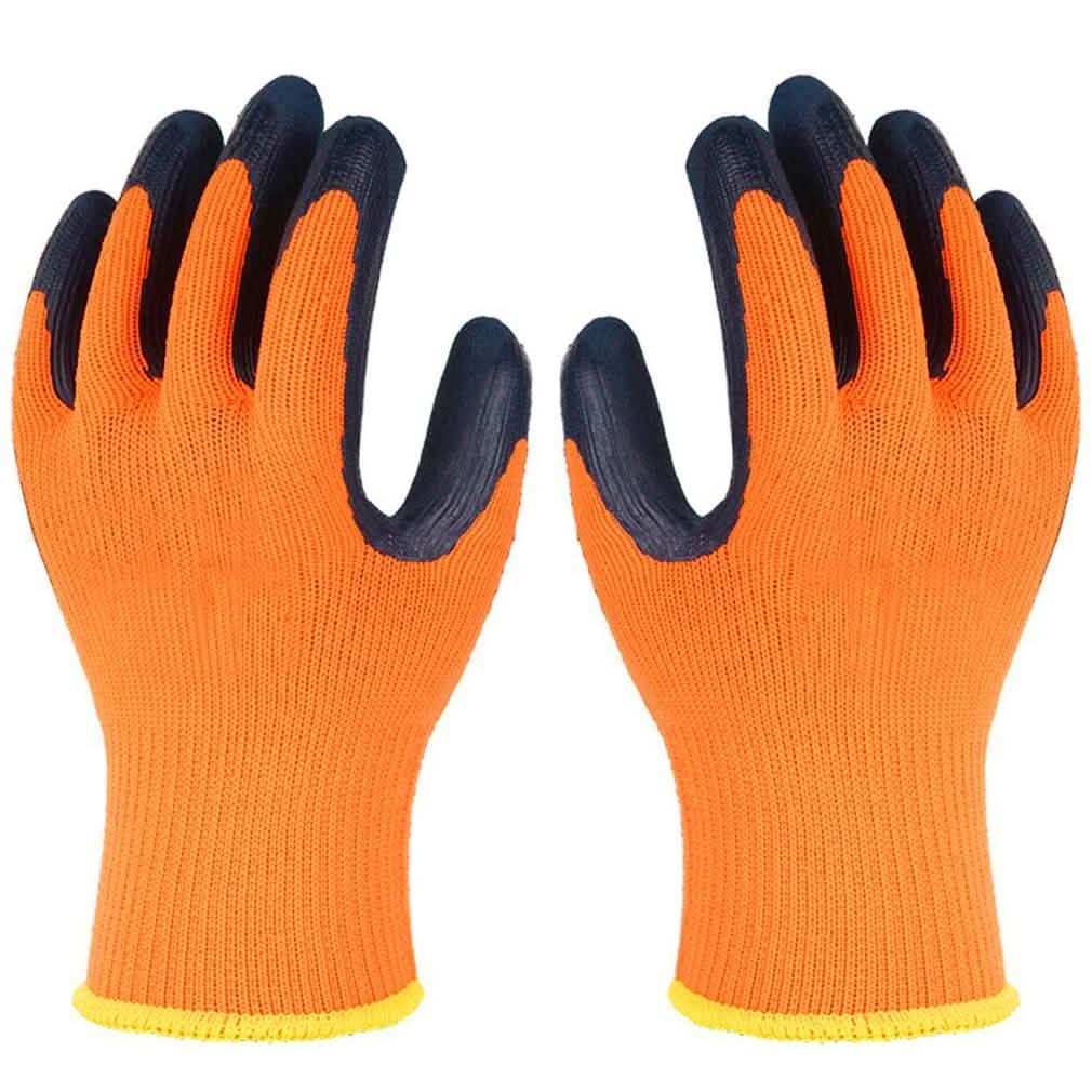 Guantes de trabajo resistentes de alta visibilidad para clima frío