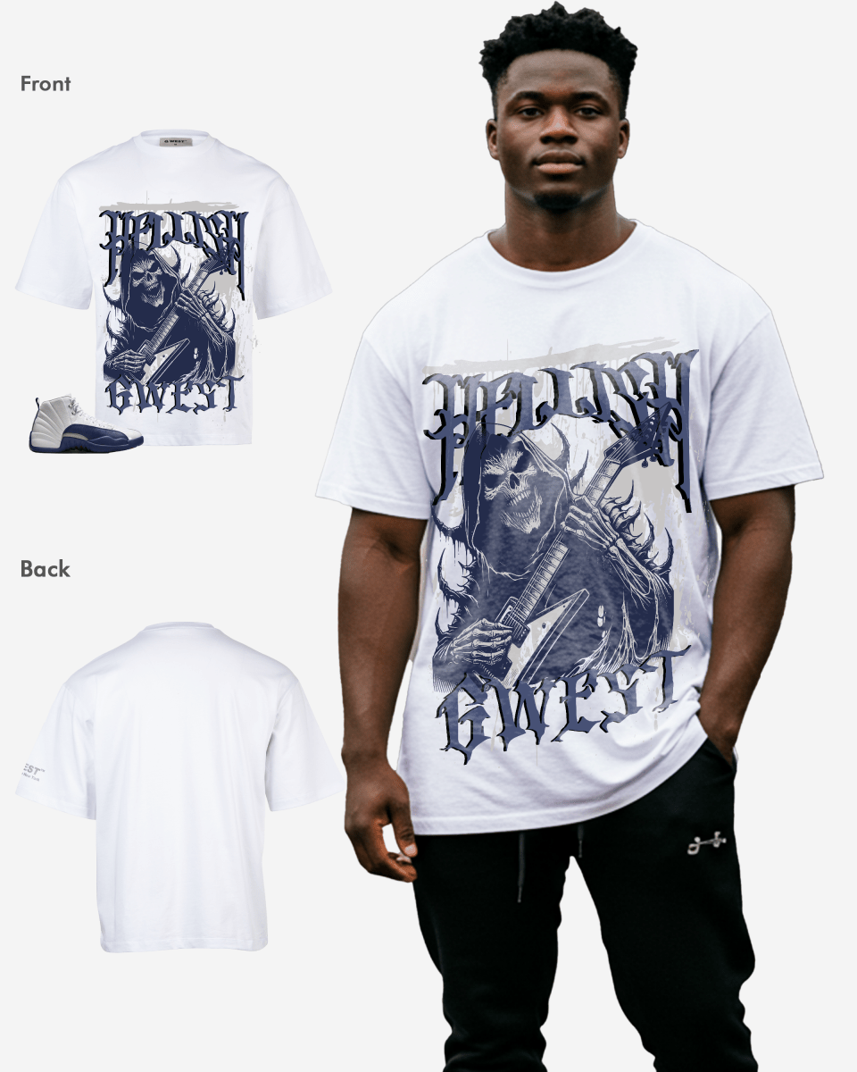 G West Hellish Chords Oversized T-Shirt Mens