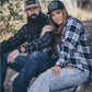 HOOey Flannel (Black/Cream) - Men's Work Shirt (Closeout)
