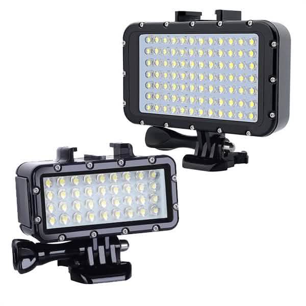 Luz de vídeo LED resistente al agua de alta potencia y regulable
