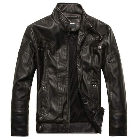 Chaqueta de cuero de moda de alta calidad