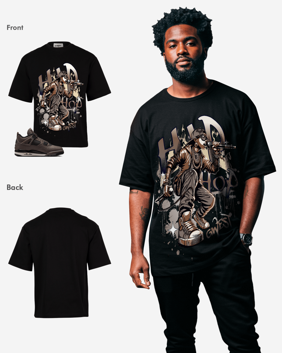 G West Hip Hop Music Oversized T-Shirt Mens