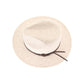 Hitch Knot Trim Vegan Fabric C.C Panama HAT