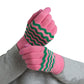 Holiday Chevron Pattern Smart Touch Winter Gloves