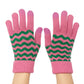 Holiday Chevron Pattern Smart Touch Winter Gloves