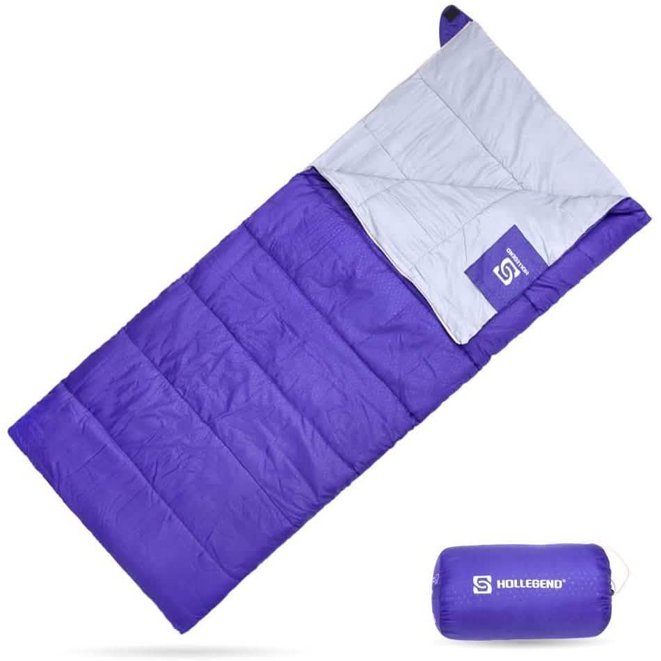 Saco de dormir portátil y ligero con sobre HOLLEGEND