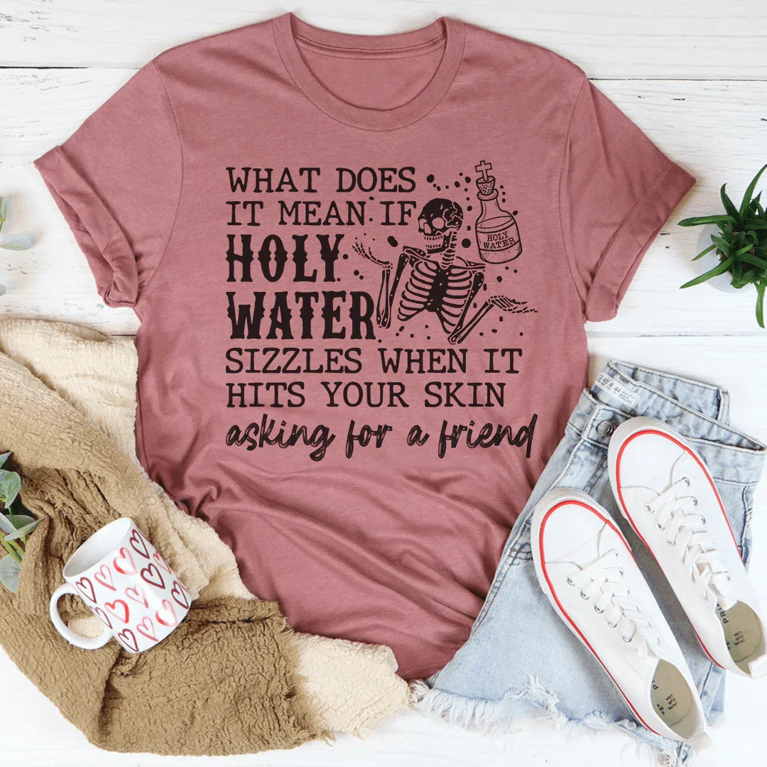 Holy Water Skull Tee