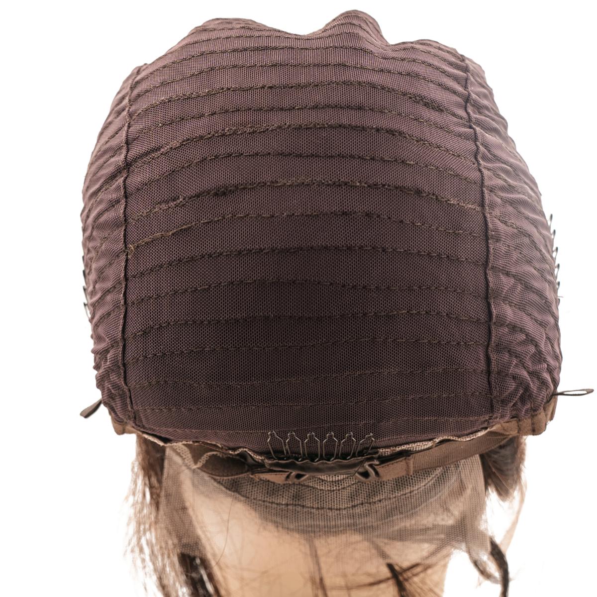 Peluca Bob de cabello humano 100% de encaje transparente frontal 13x4 con patrón de panal