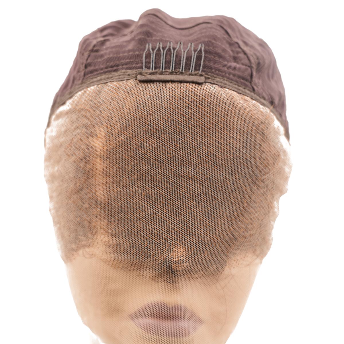 Peluca Bob de cabello humano 100% de encaje transparente frontal 13x4 con patrón de panal