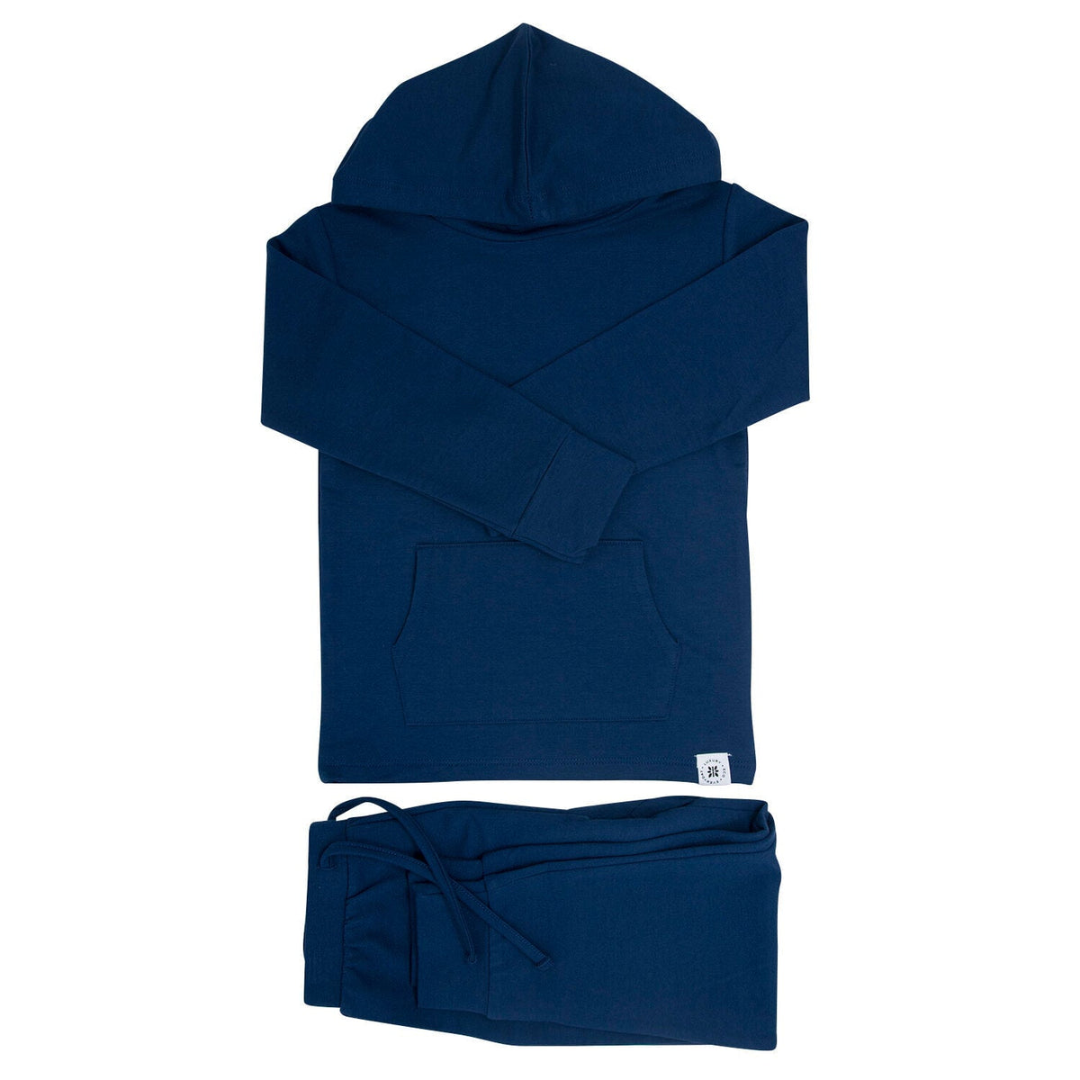 Conjunto Jogger con Capucha Azul Marino Oscuro