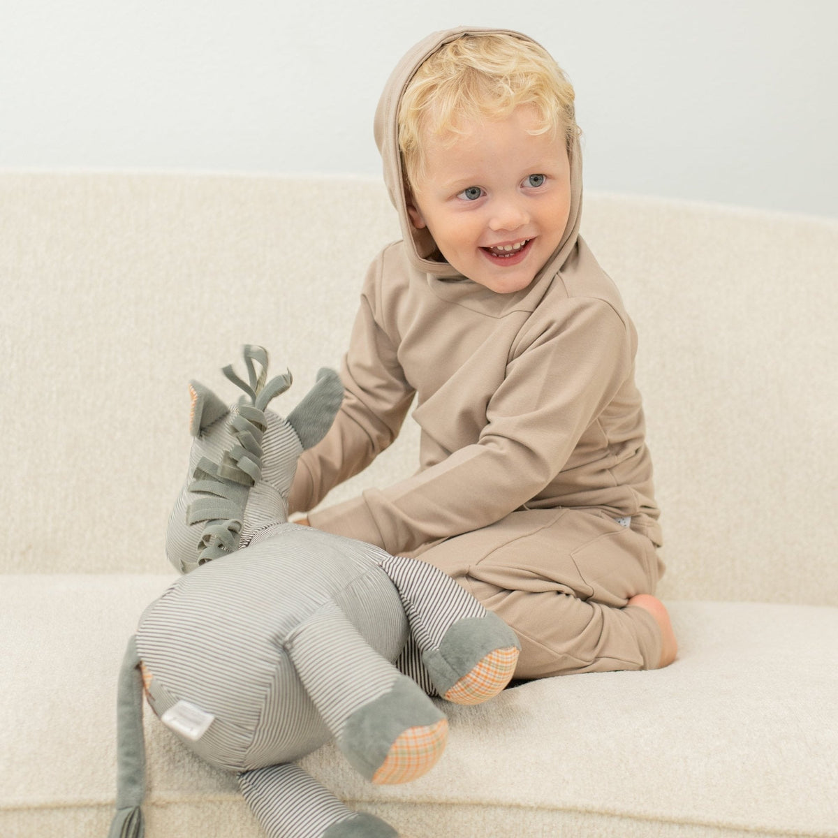 Conjunto de chándal con capucha Just Taupe