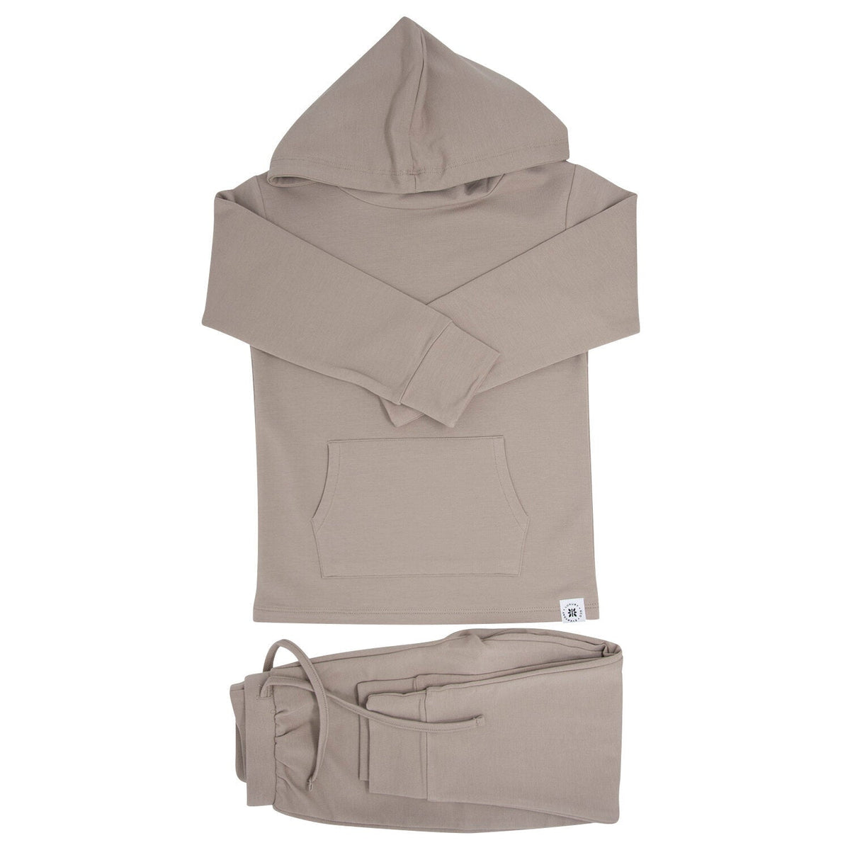 Conjunto de chándal con capucha Just Taupe