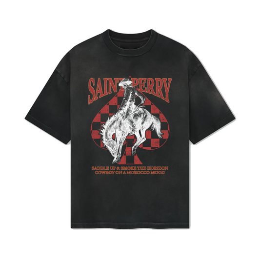 Camiseta de Piel con Tarjetero Horizon Rider