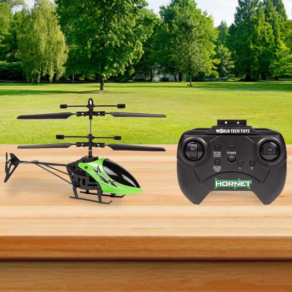 Helicóptero IR de 2 canales Hornet que brilla en la oscuridad