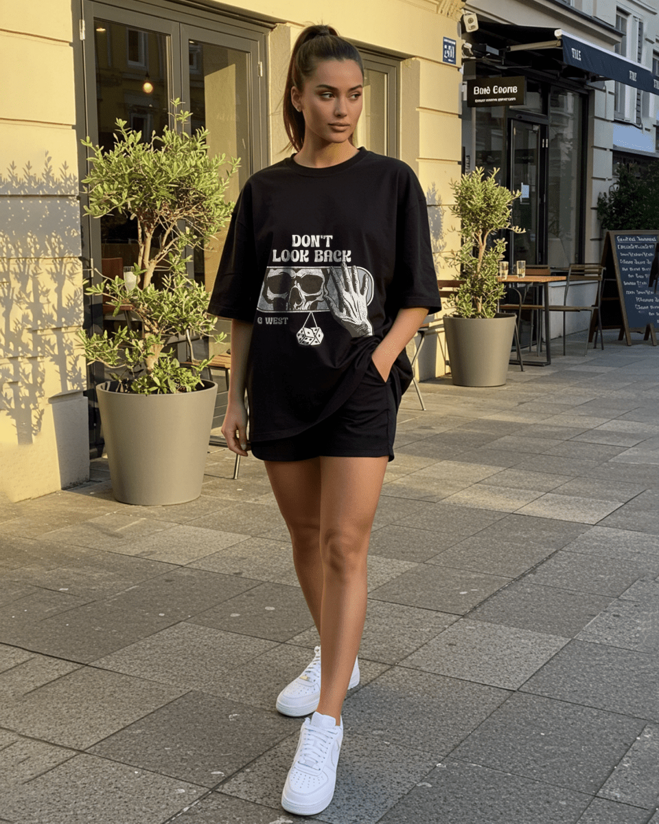 G West Horrible Society Oversized Women's T-Shirt