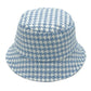 Houndstooth Patterned Bucket Hats