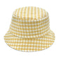 Houndstooth Patterned Bucket Hats