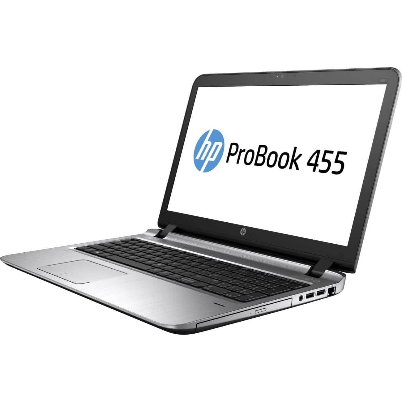 HP 455 G3 ProBook portátil de 15,6 pulgadas, AMD A10-Series, 4 GB RAM, 128 GB HDD, Windows 10 (reacondicionado)