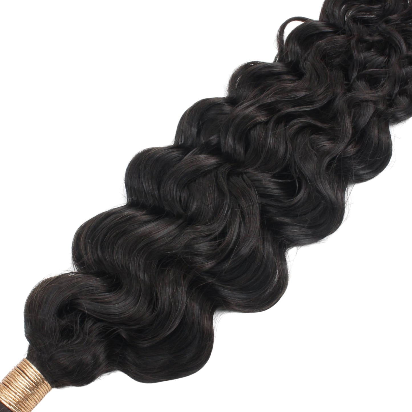Cabello para trenzas 100 % humano Beach Wave a granel