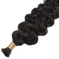Cabello para trenzas 100 % humano Beach Wave a granel