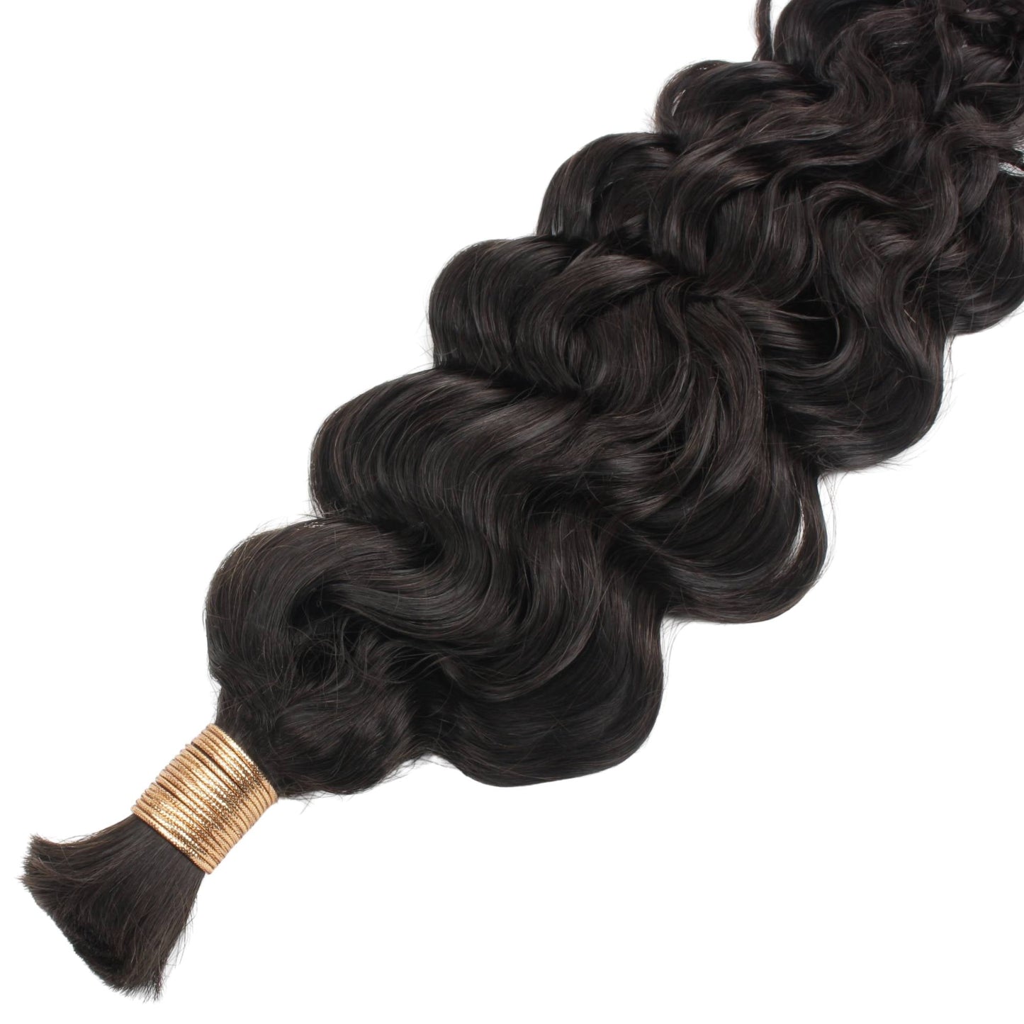 Cabello para trenzas 100 % humano Beach Wave a granel