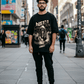 G West Hustle Connection Oversized T-Shirt Mens