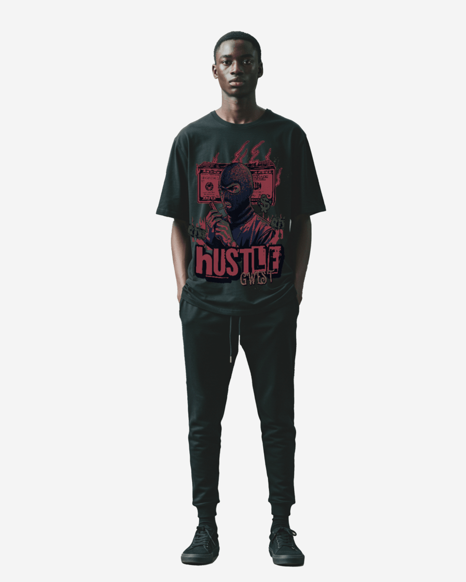 G West Hustle Syndicate Oversized T-Shirt Mens