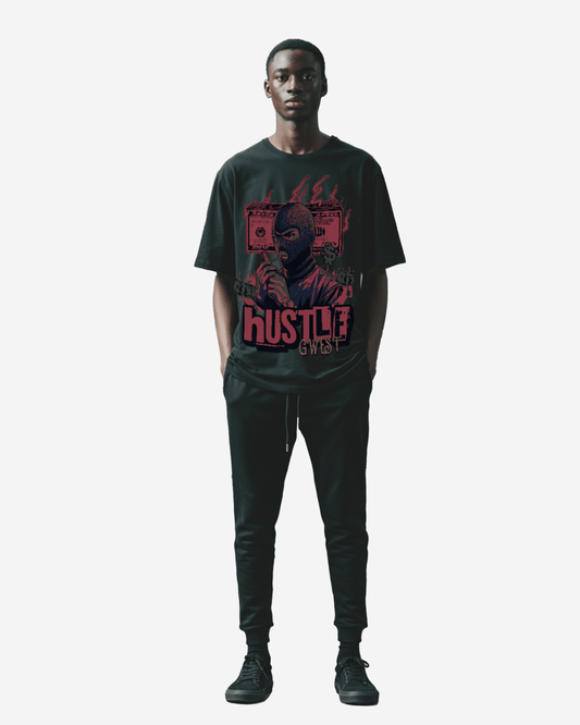 Camiseta extragrande G West Hustle Syndicate para hombre