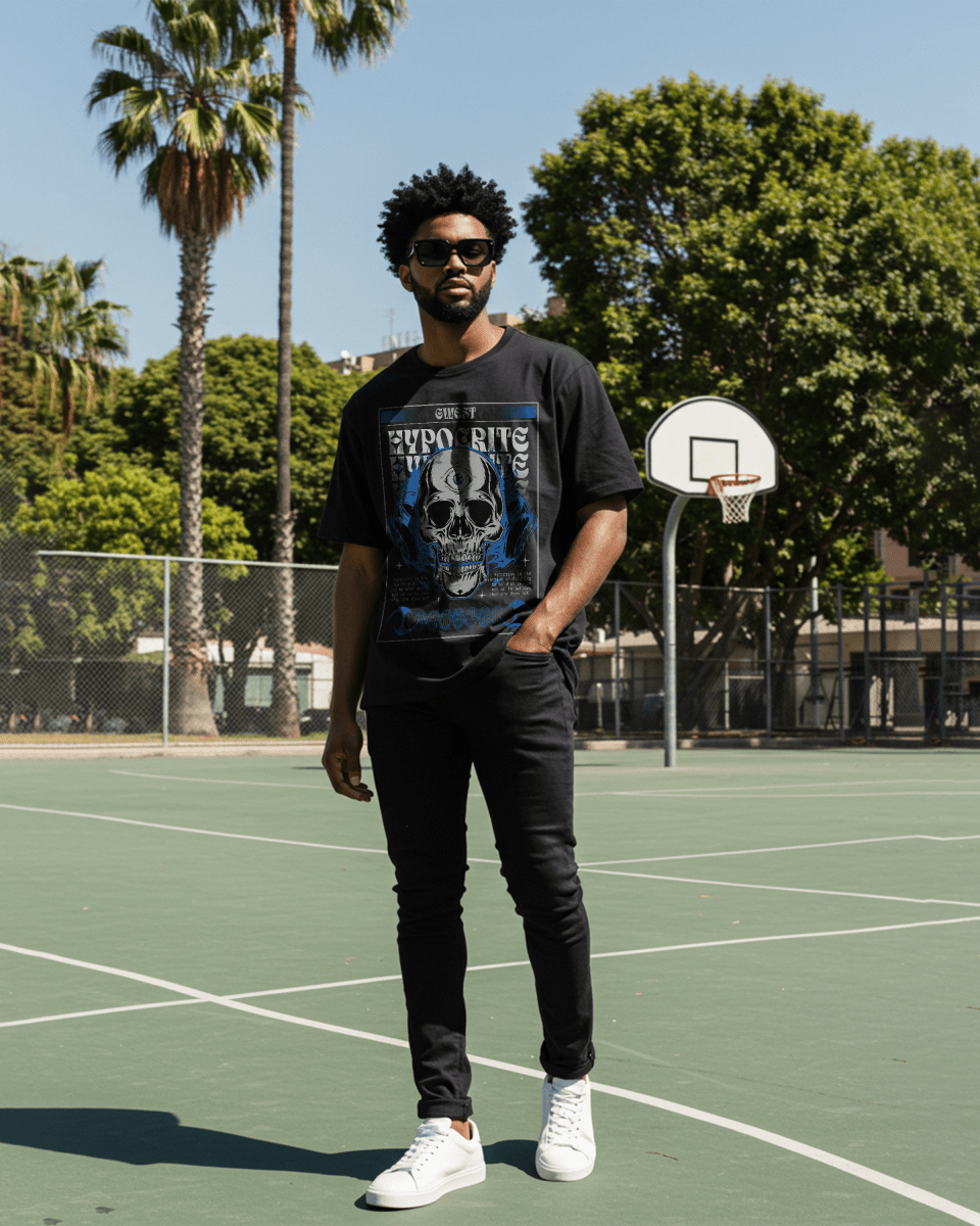 G-West Hypocrite Streetwear Oversized T-Shirt Mens