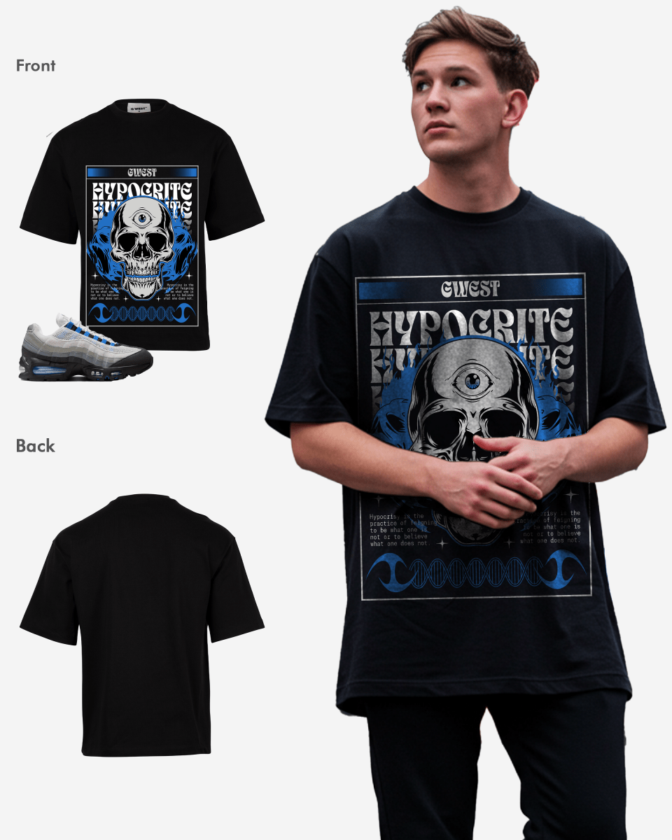 G-West Hypocrite Streetwear Oversized T-Shirt Mens