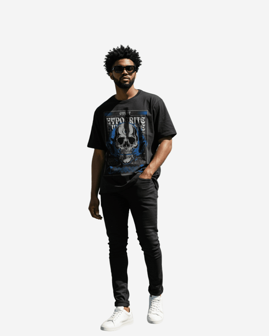Camiseta Oversize G-West Hypocrite Streetwear para Hombre