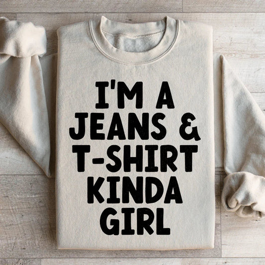 Sudadera de "Soy más de Jeans y Camiseta"