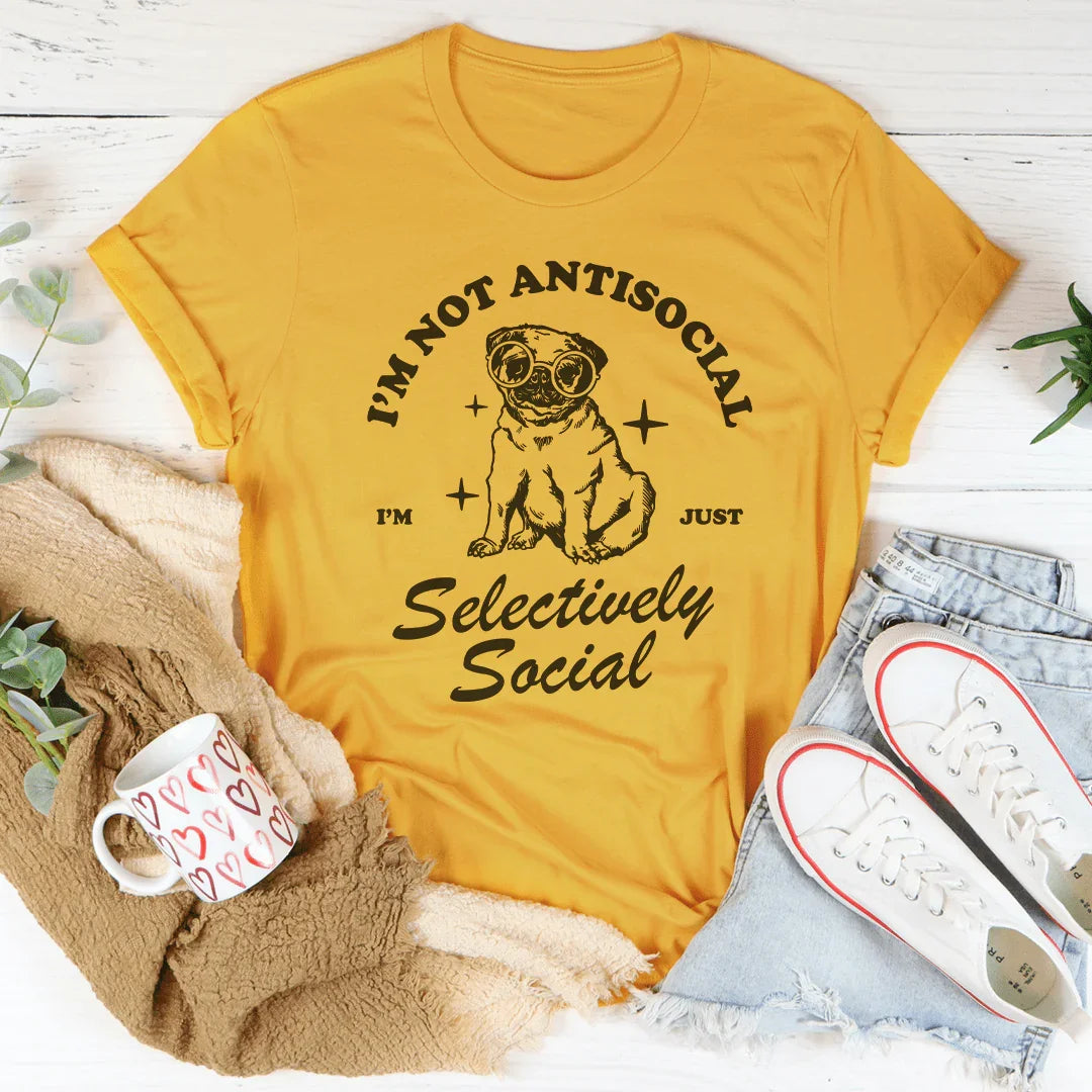 I’m Not Antisocial Tee