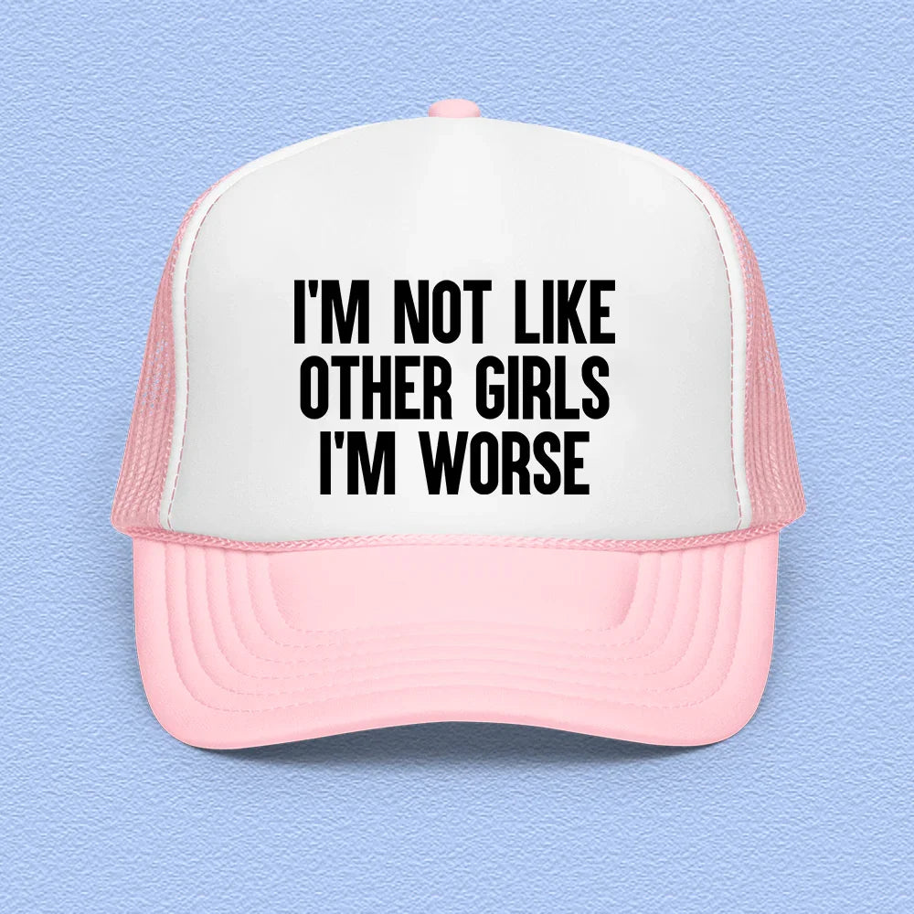 I Wonder If You Look Both Ways Trucker Hat