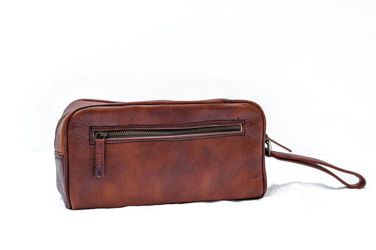 The Single Section Toiletry- Brown